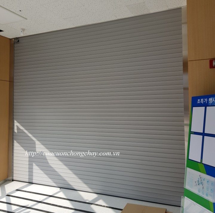 Cửa sập ngăn cháy, chống cháy ( Fire shutter door korea )