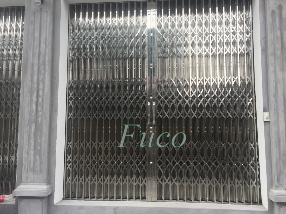 Cửa xếp Fuco, có nhiều mẫu đa dạng